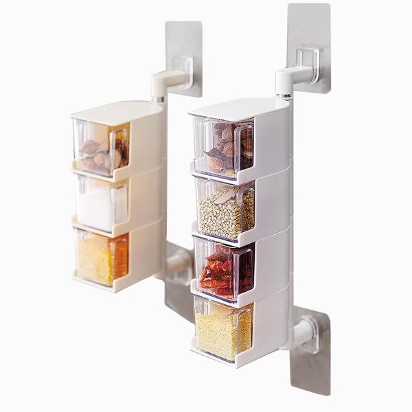 storage bottles & jars wall hanging rtated seasoning box kitchen plastic spices rectangle with cover pepper
storage bottles & jars wall hanging rtated seasoning box kitchen plastic spices rectangle with cover pepper