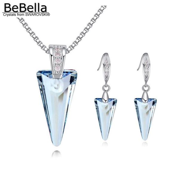 earrings & necklace bebella spike pendant set with crystals from for women girls fashion jewelry birthday gift, Silver
earrings & necklace bebella spike pendant set with crystals from for women girls fashion jewelry birthday gift, Silver