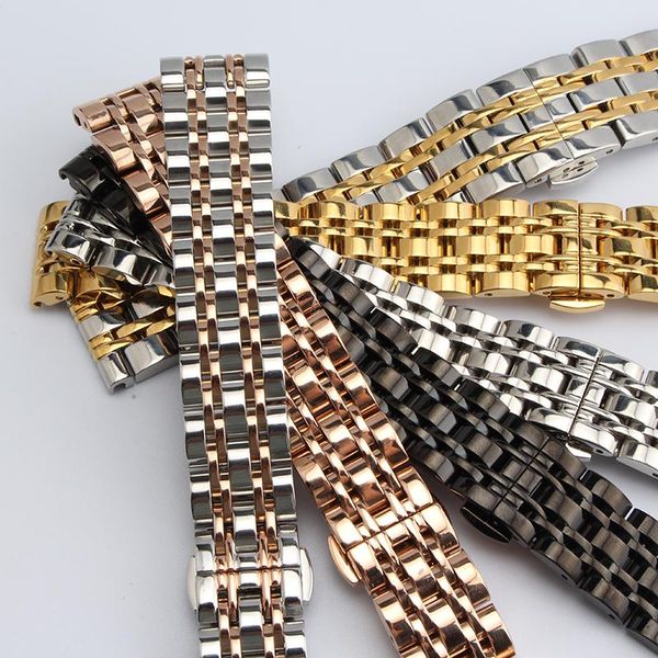 watch bands stainless bracelet steel solid metal watchband butterfly buckle strap14 16 18 20 22mm wristwatches band black silver gold, Black;brown
watch bands stainless bracelet steel solid metal watchband butterfly buckle strap14 16 18 20 22mm wristwatches band black silver gold, Black;brown