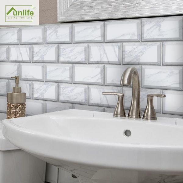 wall stickers funlife® white marble self-adhesive bathroom waterproof kitchen peel stick furniture decorative home tile
wall stickers funlife® white marble self-adhesive bathroom waterproof kitchen peel stick furniture decorative home tile
