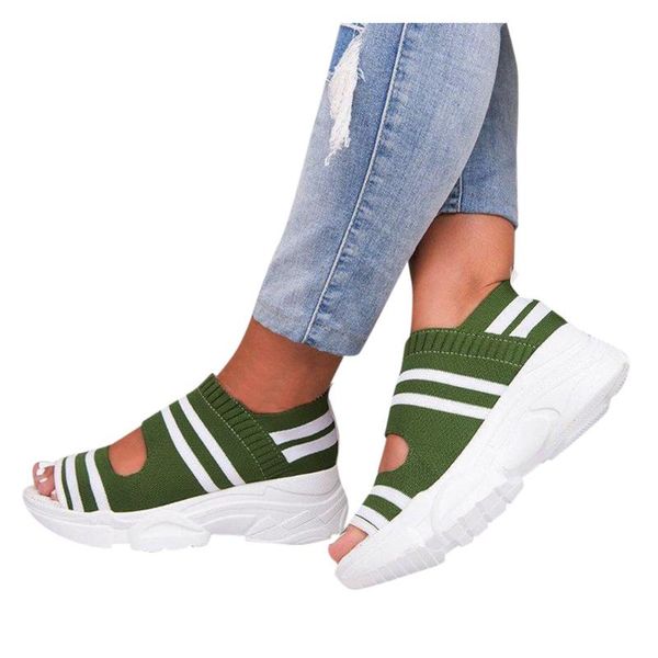 sagace ladies sandals summer flat bottom breathable plus size casual comfortable thick sports fish mouth, Black
sagace ladies sandals summer flat bottom breathable plus size casual comfortable thick sports fish mouth, Black