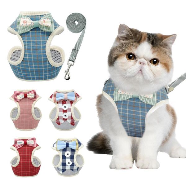 cute cat harness and leash set nylon mesh pet puppy lead collar clothes vest for small cats dogs kitten supplies collars & leads
cute cat harness and leash set nylon mesh pet puppy lead collar clothes vest for small cats dogs kitten supplies collars & leads