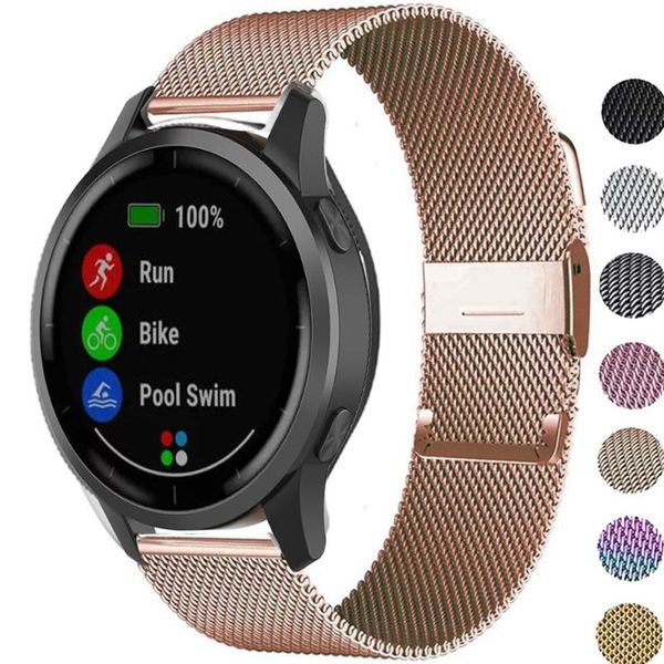 watch bands 18mm 20mm 22mm metal strap for garmin venu garminmove 3 active s vivoactive 4 4s smart wristband quick release band, Black;brown
watch bands 18mm 20mm 22mm metal strap for garmin venu garminmove 3 active s vivoactive 4 4s smart wristband quick release band, Black;brown