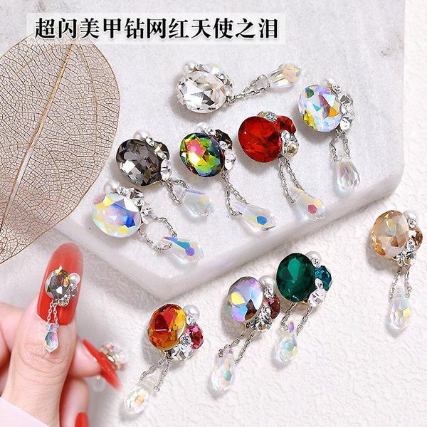 5pcs/lot 3d alloy angel tears tassel nail art decorations pearl crystal rhinestones nails accessories jewelry supplies charms, Silver;gold
5pcs/lot 3d alloy angel tears tassel nail art decorations pearl crystal rhinestones nails accessories jewelry supplies charms, Silver;gold