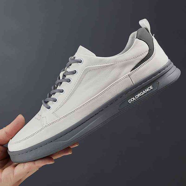 huili first layer cowhide small white shoes men's 2021 fashion leather versatile board breathable casual, Black
huili first layer cowhide small white shoes men's 2021 fashion leather versatile board breathable casual, Black