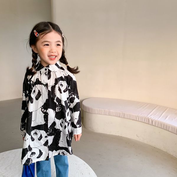2021 spring autumn for 1-7 years children tees cotton cartoon panda print little baby kids girls long sleeve shirts, White;black
2021 spring autumn for 1-7 years children tees cotton cartoon panda print little baby kids girls long sleeve shirts, White;black