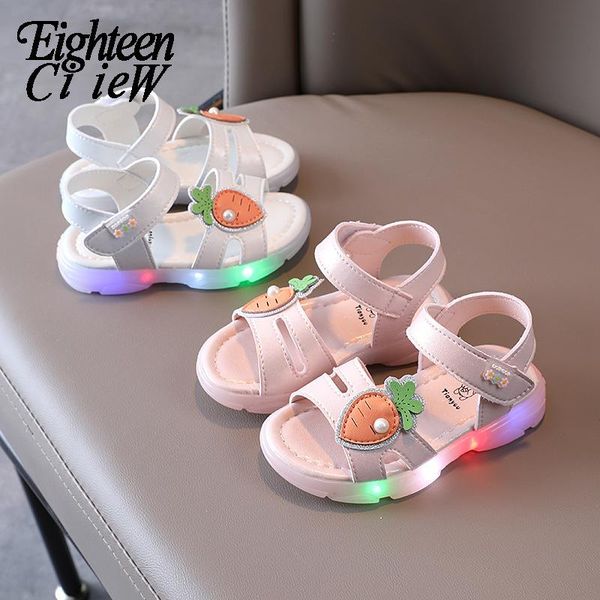sandals size 22-31 led children glowing kids luminous shoes fashion beach boys girls light up baby toddler slippers, Black;red
sandals size 22-31 led children glowing kids luminous shoes fashion beach boys girls light up baby toddler slippers, Black;red