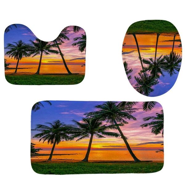 bath accessory set 4pcs home bathroom decor seaside view pattern toilet seat cover mat waterproof shower curtain
bath accessory set 4pcs home bathroom decor seaside view pattern toilet seat cover mat waterproof shower curtain