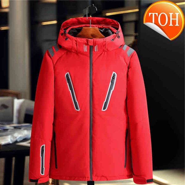 red black white jacket men for winter 90% duck down thick warm windproof hooded coat reflective man
red black white jacket men for winter 90% duck down thick warm windproof hooded coat reflective man