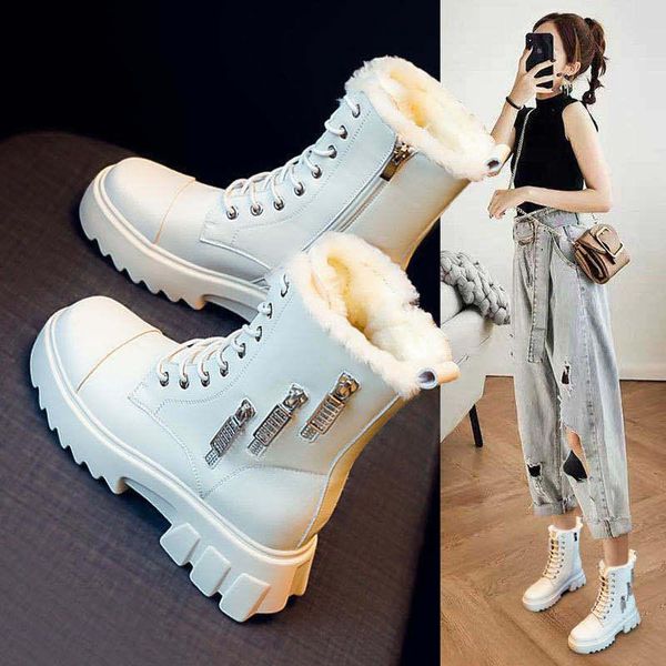 boots 2021 thick-soled wild sponge cake bottom plus velvet thick cotton shoes winter snow women's, Black
boots 2021 thick-soled wild sponge cake bottom plus velvet thick cotton shoes winter snow women's, Black