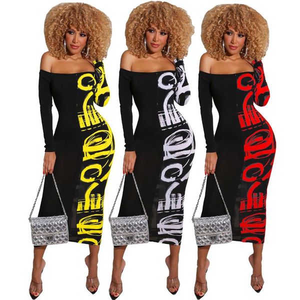 casual dresses 2021 summer women clothes midi dress slash neck full sleeve night club party bandage street elegant vestidos gl073, Black;gray
casual dresses 2021 summer women clothes midi dress slash neck full sleeve night club party bandage street elegant vestidos gl073, Black;gray