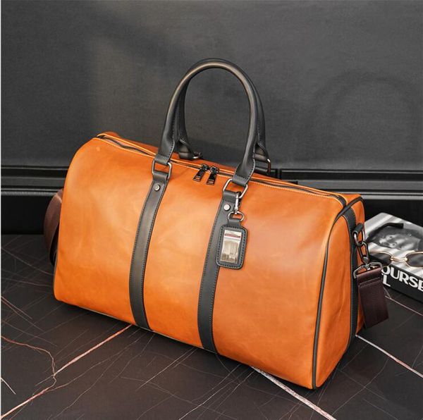 factory wholesale men bag simple belt decoration horizontal luggage outdoor fitness travel contrast retro handbag street fashion leather han
factory wholesale men bag simple belt decoration horizontal luggage outdoor fitness travel contrast retro handbag street fashion leather han
