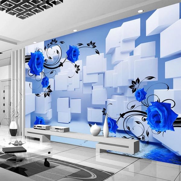 custom personalized 3d stereo relief blue flower mural geometric square spatial expansion wallpaper
custom personalized 3d stereo relief blue flower mural geometric square spatial expansion wallpaper