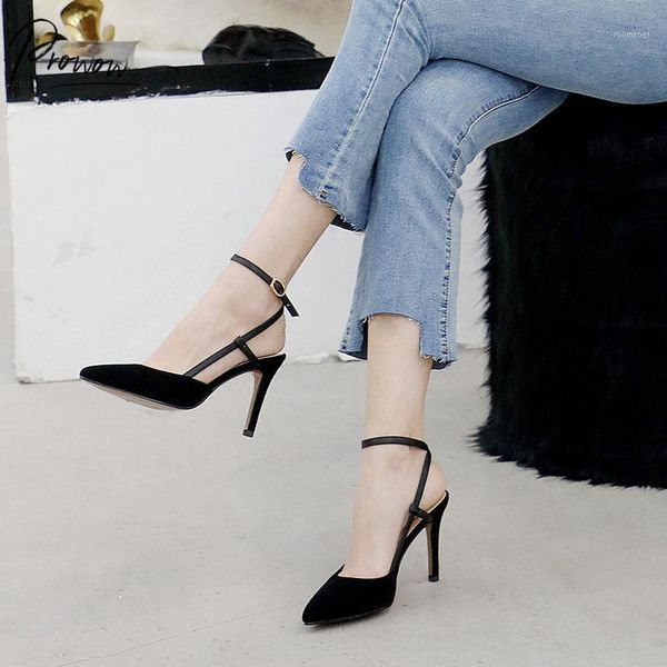 dress shoes prowow fashion style black kid suede women summer sandals pointed toe buckle thin high heel party woman1
dress shoes prowow fashion style black kid suede women summer sandals pointed toe buckle thin high heel party woman1