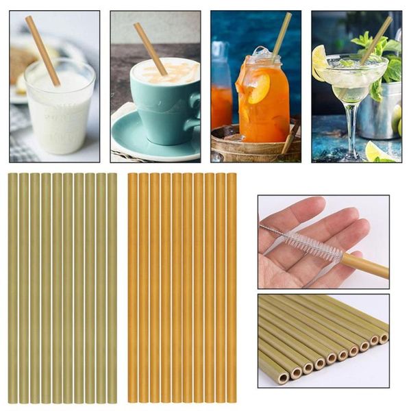 drinking straws 10pcs/set reusable bamboo eco-friendly with clean brush for kids adults home kitchen bar party tools
drinking straws 10pcs/set reusable bamboo eco-friendly with clean brush for kids adults home kitchen bar party tools