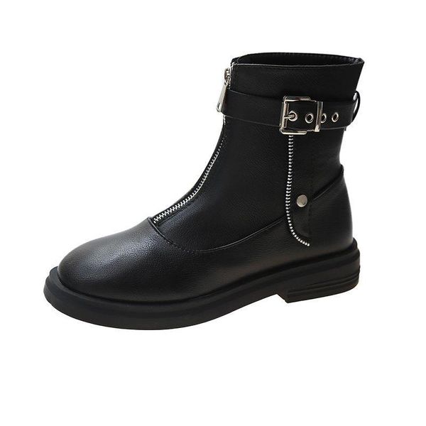 boots ankle for women pu leather motorcycle fashion brand zipper design platform booties lady casual shoes, Black
boots ankle for women pu leather motorcycle fashion brand zipper design platform booties lady casual shoes, Black