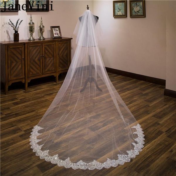 bridal veils janevini 3 meters long cathedral lace edge wedding veil with comb two layers sequin bride face accessories, Black
bridal veils janevini 3 meters long cathedral lace edge wedding veil with comb two layers sequin bride face accessories, Black