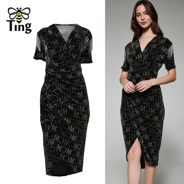 vintage elegant letter print v neck bodycon midi dress sheath party dresses vestidos summer elbise frocks women za 210513, Black;gray
vintage elegant letter print v neck bodycon midi dress sheath party dresses vestidos summer elbise frocks women za 210513, Black;gray