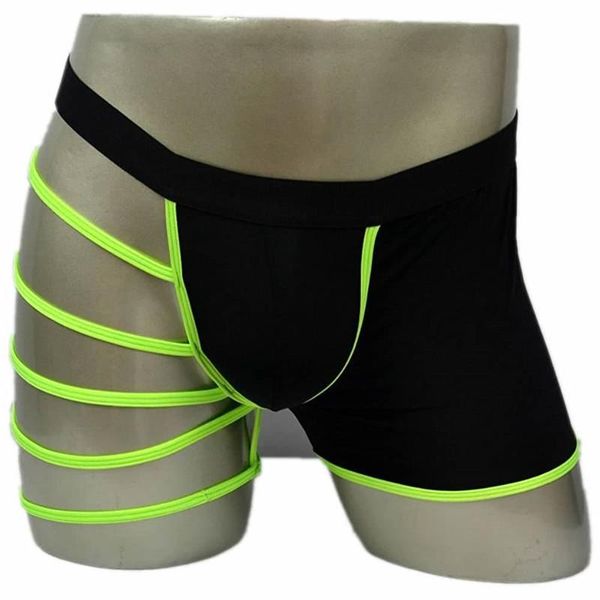 underpants mens lingerie underwear ice silk boxer shorts one side hollow out breathable boxers homme panties dance clubwear, Black;white
underpants mens lingerie underwear ice silk boxer shorts one side hollow out breathable boxers homme panties dance clubwear, Black;white