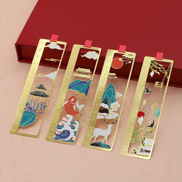 1pc chinese classic style metal bookmark hollow ruler book clip multifunction student gift school stationery supply
1pc chinese classic style metal bookmark hollow ruler book clip multifunction student gift school stationery supply