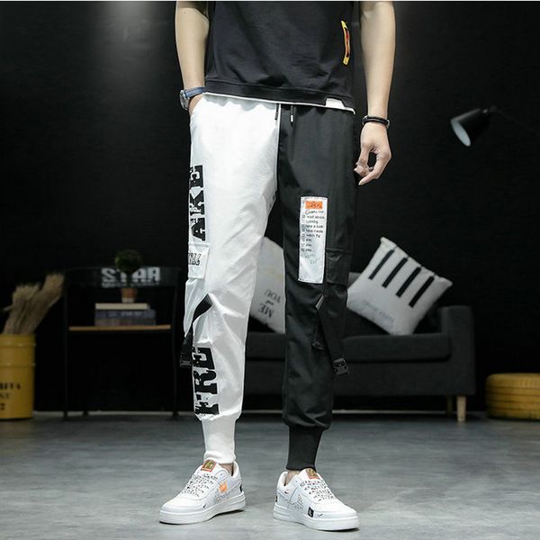men's hip black patchwork harem pants men joggers pant autumn fashion ribbons streetwear male trousers sweatpants
men's hip black patchwork harem pants men joggers pant autumn fashion ribbons streetwear male trousers sweatpants