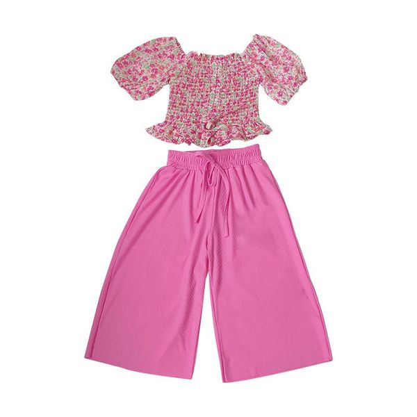 clothing sets pretty girl summer half sleeve pullover flower solid long pants kids 2pcs children costumes 2-7y, White
clothing sets pretty girl summer half sleeve pullover flower solid long pants kids 2pcs children costumes 2-7y, White