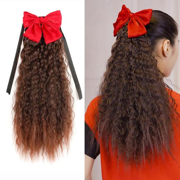 synthetic wigs beiyufei 24inch drawstring ponytail wrap around clip in hair natural black brown hairpiece for women
synthetic wigs beiyufei 24inch drawstring ponytail wrap around clip in hair natural black brown hairpiece for women