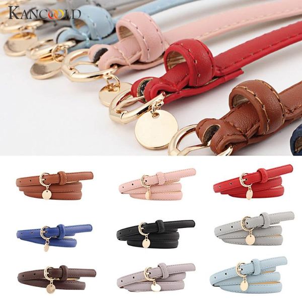belts kancoold women's thin belt faux leather fine pendant microfiber soft dress decoration, Black;brown
belts kancoold women's thin belt faux leather fine pendant microfiber soft dress decoration, Black;brown