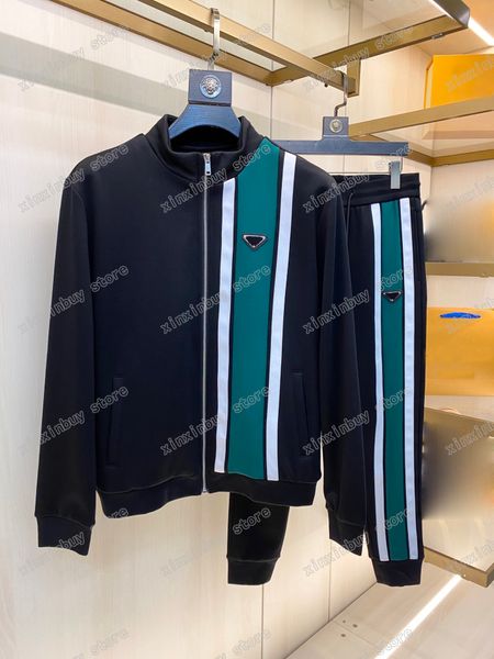 21ss mens designers tracksuits triangle label milano white green stripe windbreaker fashion tracksuit men designer breathable zip neck black, Gray
21ss mens designers tracksuits triangle label milano white green stripe windbreaker fashion tracksuit men designer breathable zip neck black, Gray
