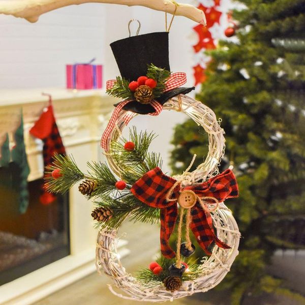 30# christmas items home decoration led lights wreath rattan circle garland festival party lamp decorative flowers & wreaths
30# christmas items home decoration led lights wreath rattan circle garland festival party lamp decorative flowers & wreaths