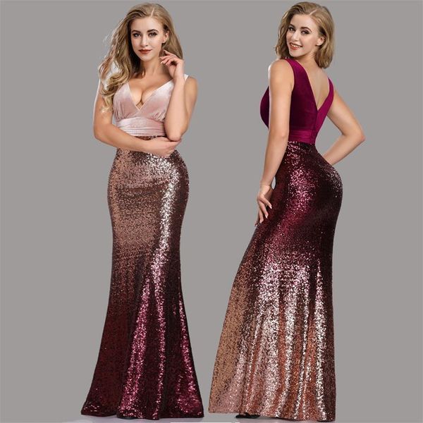 party dresses 2021 jinzuo fomal dress sequined sleeveless v-neck mermaid sparkle gowns women prom, White;black
party dresses 2021 jinzuo fomal dress sequined sleeveless v-neck mermaid sparkle gowns women prom, White;black