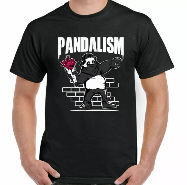 banksy t-shirt mens funny parody panda flower grenade street art graffiti, White;black
banksy t-shirt mens funny parody panda flower grenade street art graffiti, White;black