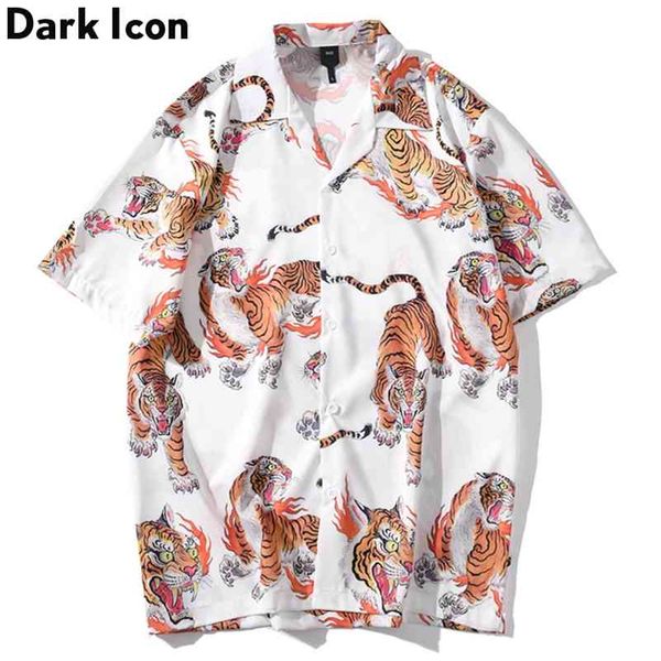 dark icon tiger full print hip hop shirt men women summer streetwear men's shirt casual shirts for men 210706, White;black
dark icon tiger full print hip hop shirt men women summer streetwear men's shirt casual shirts for men 210706, White;black