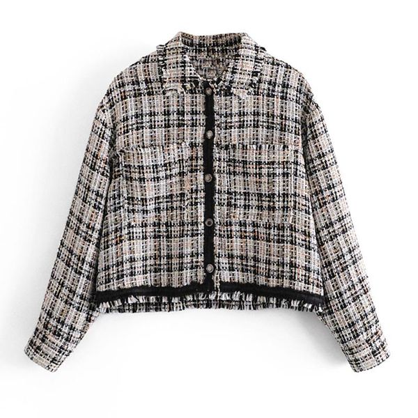 turn down collar jackets women fashion single breasted texture coats elegant pockets plaid short female ladies women's, Black;brown
turn down collar jackets women fashion single breasted texture coats elegant pockets plaid short female ladies women's, Black;brown
