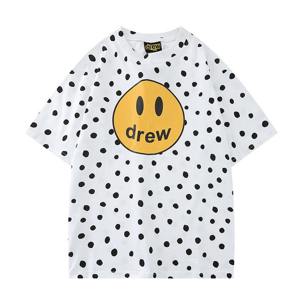 fashion brand ew house justin bieber point smiling face print high street short sleeve t-shirt men's and women's, White;black
fashion brand ew house justin bieber point smiling face print high street short sleeve t-shirt men's and women's, White;black