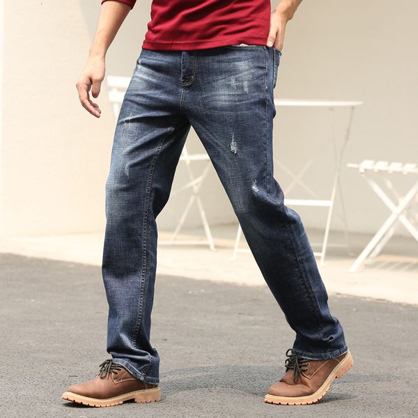 spring and autumn breathable men's casual blue jeans hip hop skateboard loose pants
spring and autumn breathable men's casual blue jeans hip hop skateboard loose pants