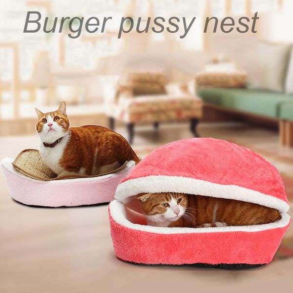 cat beds & furniture detachable house thickened soft warm plush cotton sleeping bed hamburger nest washable for puppy dogs cats pet products
cat beds & furniture detachable house thickened soft warm plush cotton sleeping bed hamburger nest washable for puppy dogs cats pet products
