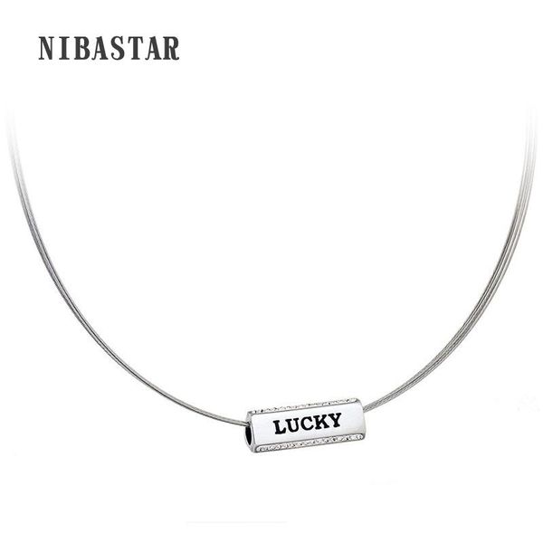 stainless steel wire rope chain crystal charm choker necklace for women pendant necklaces, Silver
stainless steel wire rope chain crystal charm choker necklace for women pendant necklaces, Silver