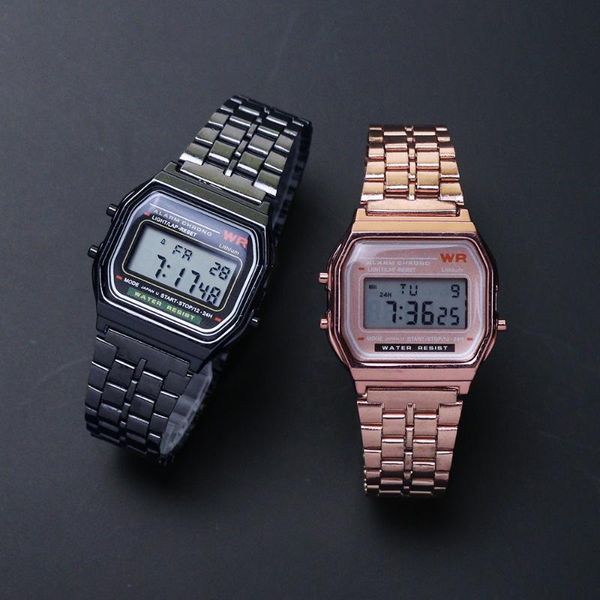 wristwatches led metal sports men watches women electronic digital display retro style clock men's relogio masculin reloj hombre homme, Slivery;brown
wristwatches led metal sports men watches women electronic digital display retro style clock men's relogio masculin reloj hombre homme, Slivery;brown