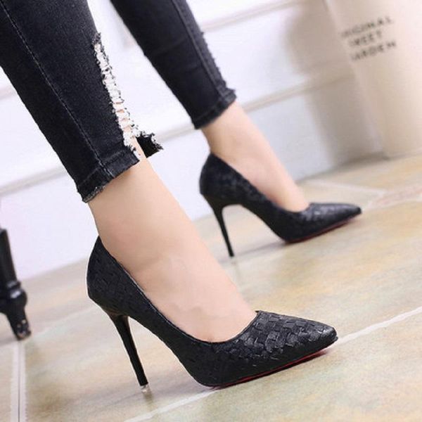dress shoes fashion pointed work stiletto single female 2021 autumn shallow mouth wild banquet bridal wedding, Black
dress shoes fashion pointed work stiletto single female 2021 autumn shallow mouth wild banquet bridal wedding, Black