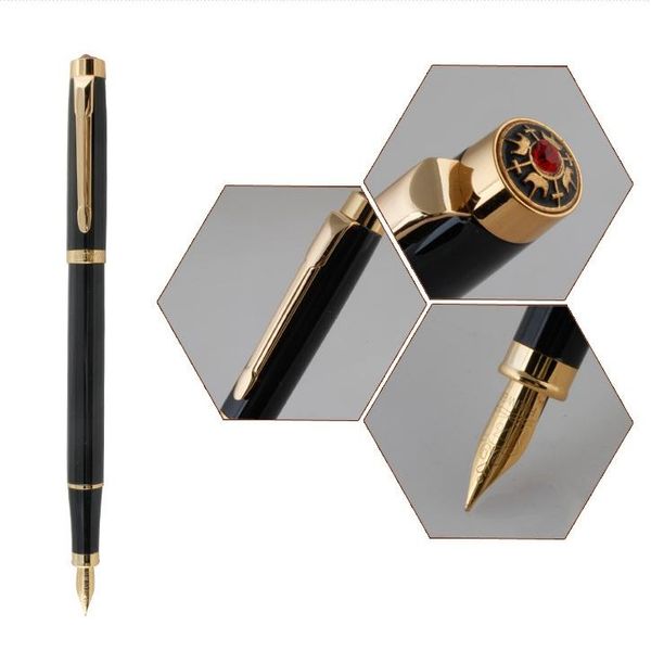 fountain pens delicate fuliwen 10k gold nib 822 superior quality black with trim pen
fountain pens delicate fuliwen 10k gold nib 822 superior quality black with trim pen