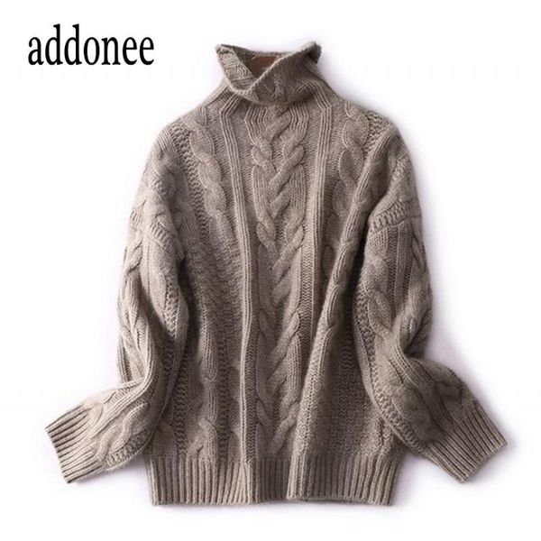 cold resistance thick winding fashion autumn winter cashmere wool women female turtleneck sweater pullover loose women's sweate, White;black
cold resistance thick winding fashion autumn winter cashmere wool women female turtleneck sweater pullover loose women's sweate, White;black