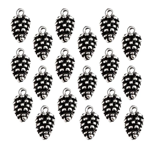 christmas decorations 50pcs pine cone alloy small pendant nature nuts charm for diy jewelry making accessories (antique silver)
christmas decorations 50pcs pine cone alloy small pendant nature nuts charm for diy jewelry making accessories (antique silver)