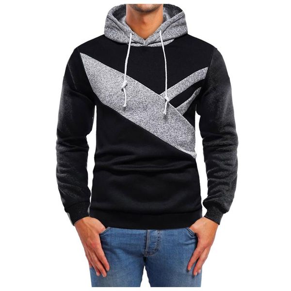 men's hoodies & sweatshirts 2021 autumn color matching hoodie fleece men hooded sweatshirt for male hoody man #t2g, Black
men's hoodies & sweatshirts 2021 autumn color matching hoodie fleece men hooded sweatshirt for male hoody man #t2g, Black