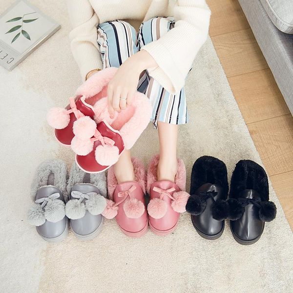 slippers 2021 pu winter women's cotton shoes fashion home thick bottom anti-skid pack with thicker heating, Black
slippers 2021 pu winter women's cotton shoes fashion home thick bottom anti-skid pack with thicker heating, Black