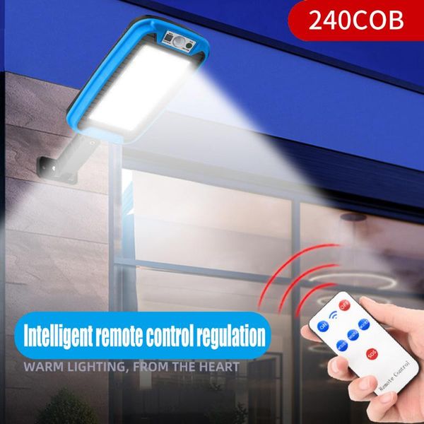 solar lamps 240cob light pir motion sensor wall outdoor street waterproof decorative lamp with remote control adjustable brightness
solar lamps 240cob light pir motion sensor wall outdoor street waterproof decorative lamp with remote control adjustable brightness