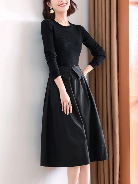 women's sweaters autumn knit long dress women casual o-neck slim bodycon robe sweater dresses office lady knitted patchwork, White;black
women's sweaters autumn knit long dress women casual o-neck slim bodycon robe sweater dresses office lady knitted patchwork, White;black