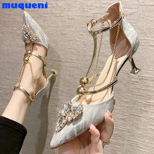 sandals summer women's 2021 chain stiletto high heel flat party dress crystal shoes rhinestone bridal wedding shoe, Black
sandals summer women's 2021 chain stiletto high heel flat party dress crystal shoes rhinestone bridal wedding shoe, Black