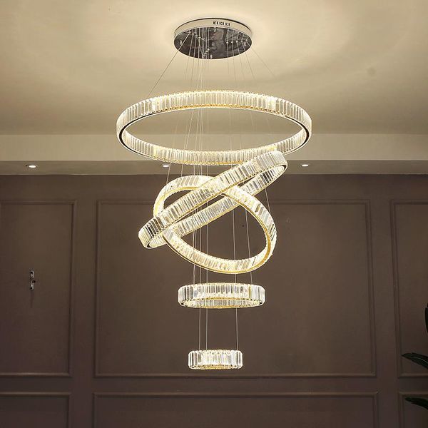 chandeliers modern crystal ring led lighting living room chandelier lamp dimmable drop light hanging luminaire for lobby
chandeliers modern crystal ring led lighting living room chandelier lamp dimmable drop light hanging luminaire for lobby