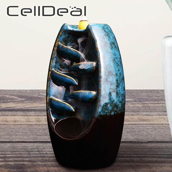 waterfall incense burner 10cones gift ceramic large back flow holder home decor tower smoke fragrance lamps
waterfall incense burner 10cones gift ceramic large back flow holder home decor tower smoke fragrance lamps
